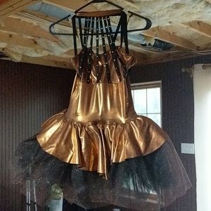 Copper and black tutu